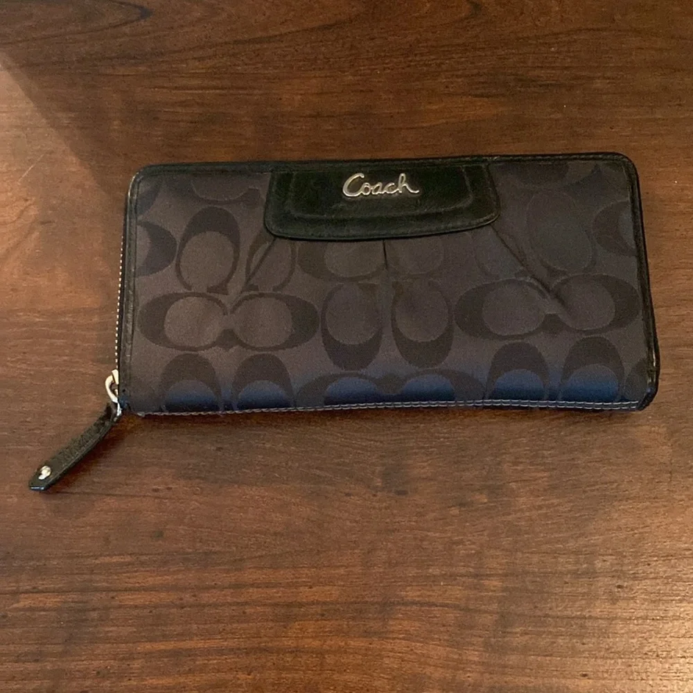 Coach Zip Around Wallet